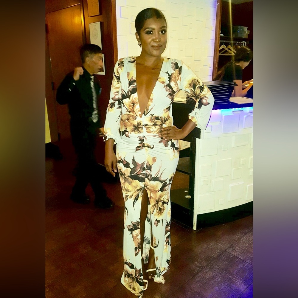Floral maxi dress
